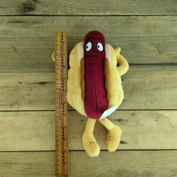 Wienerschnitzel Stuffed Plush Frankfurter Chili Hotdog in Bun The Delicious One - Picture 8 of 8
